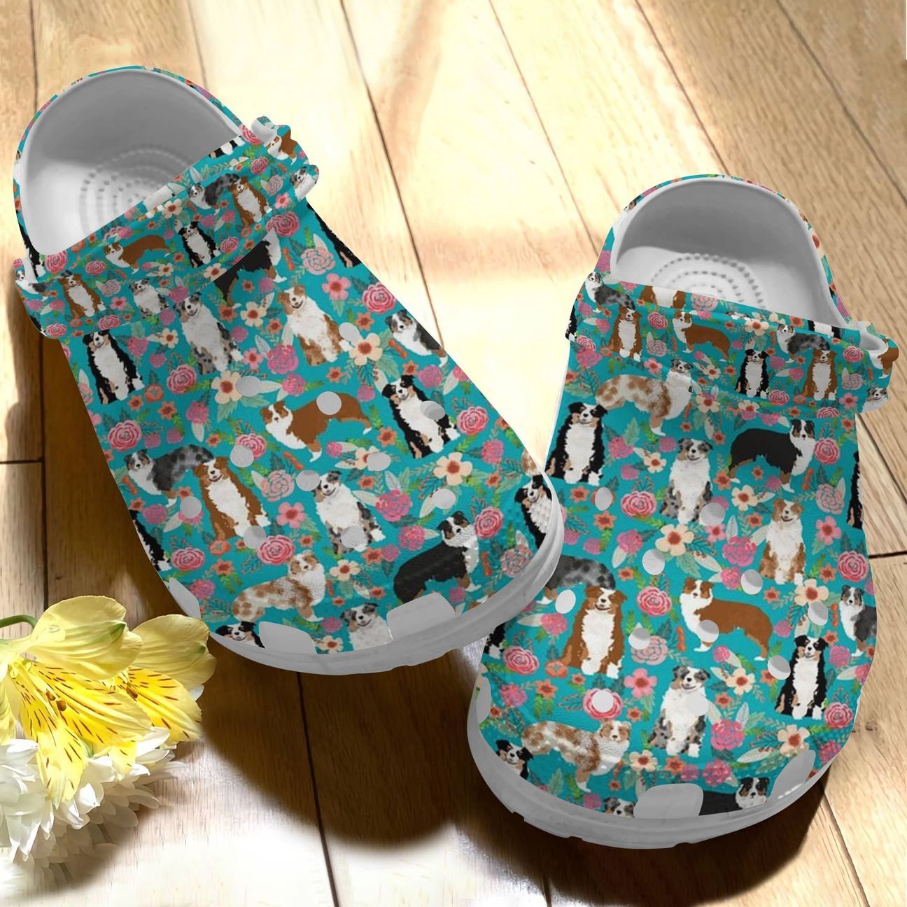 Australian Shepherd Personalize Clog Custom Crocs Fashionstyle Comfortable For Women Men Kid Print 3D Floral Pattern Australian Shepherd Personalize Clog Custom Crocs Fashionstyle Comfortable For Women Men Kid Print 3D Floral Pattern