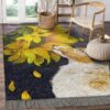 Australian Shepherd Sunflower Rug Sport Decor Gift Floor Decor Living Room Carpet Rug Area Rug - 266a235c6934