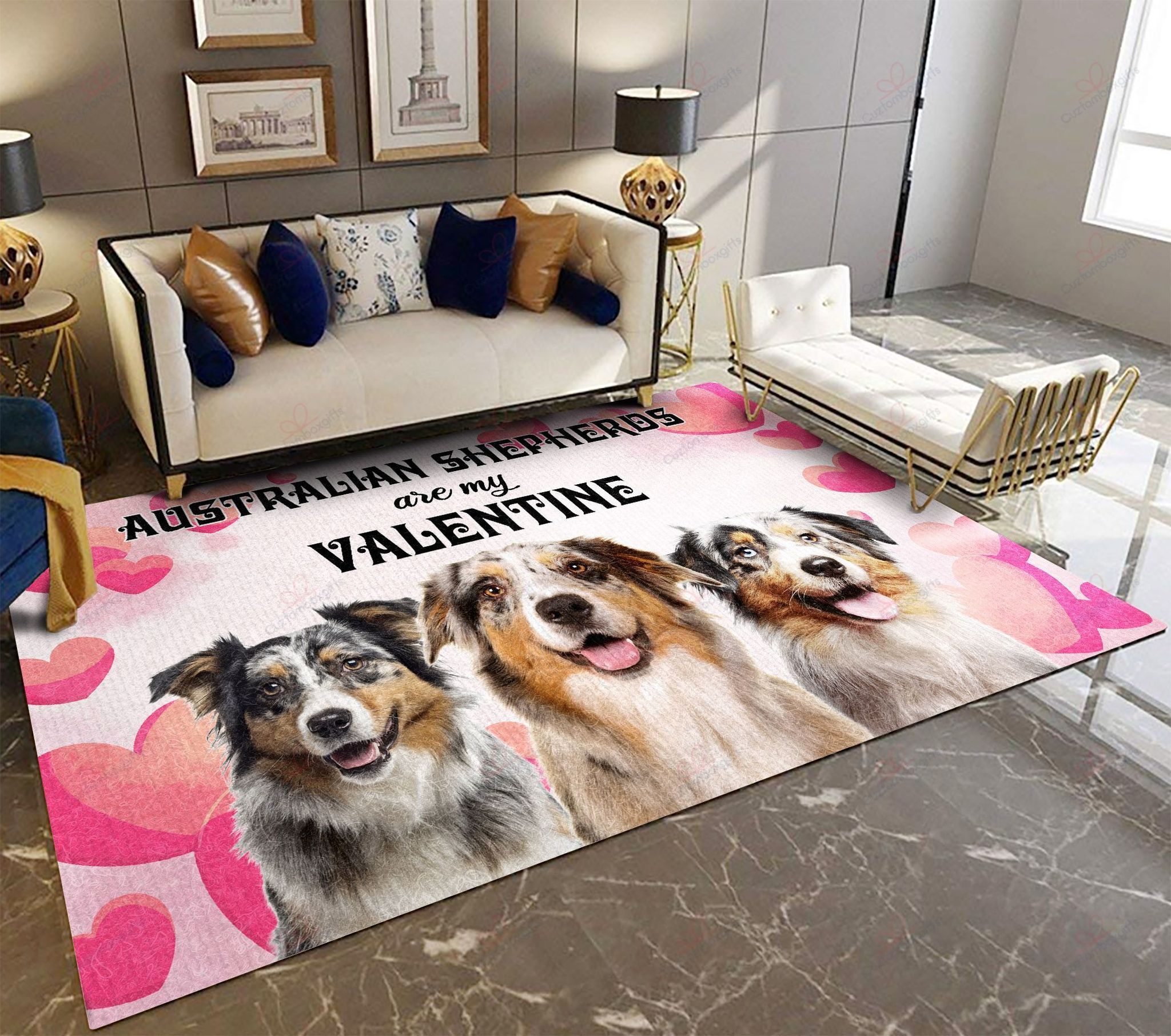 Australian Shepherds Are My Valentine Rug Sport Decor Gift Floor Decor Living Room Carpet Rug Area Rug - 18cf89183a07 Australian Shepherds Are My Valentine Rug Sport Decor Gift Floor Decor Living Room Carpet Rug Area Rug - 18cf89183a07