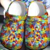 Autism Awareness Crocs Clog Clog Shoes