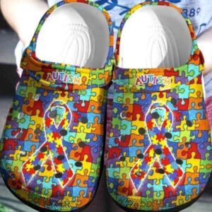 Autism Awareness Crocs Clog Clog Shoes