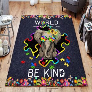 Autism Awareness Rug Sport Decor Gift Floor Decor Living Room Carpet Rug Area Rug - f8c1508c3e39