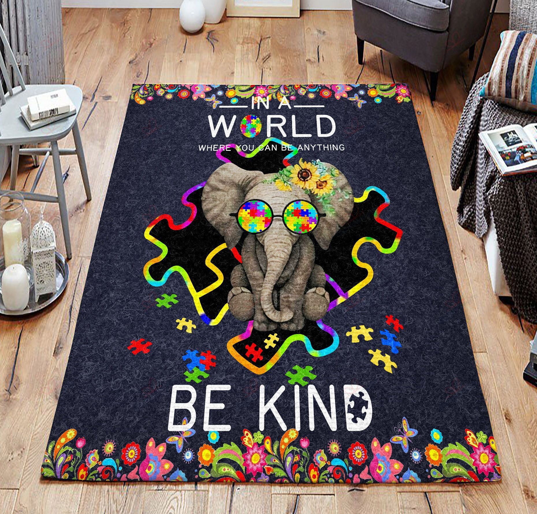 Autism Awareness Rug Sport Decor Gift Floor Decor Living Room Carpet Rug Area Rug - f8c1508c3e39 Autism Awareness Rug Sport Decor Gift Floor Decor Living Room Carpet Rug Area Rug - f8c1508c3e39