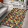 Autism Awareness Merchandise Rug Sport Decor Gift Floor Decor Living Room Carpet Rug Area Rug - 7ec3ab1b48f4