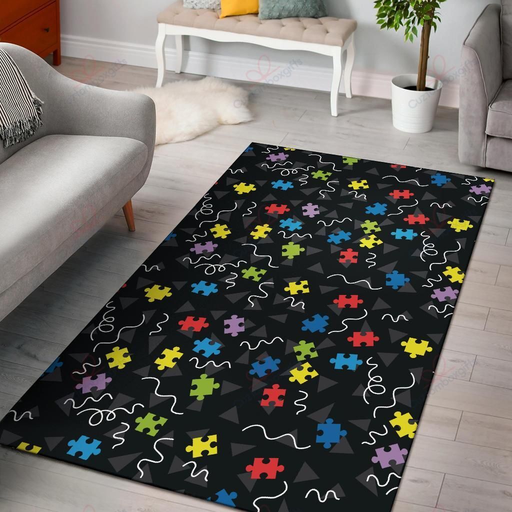 Autism Awareness Pattern 1 Rug Sport Decor Gift Floor Decor Living Room Carpet Rug Area Rug - 69f7db530597 Autism Awareness Pattern 1 Rug Sport Decor Gift Floor Decor Living Room Carpet Rug Area Rug - 69f7db530597