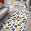 Autism Awareness Pattern 4 Rug Sport Decor Gift Floor Decor Living Room Carpet Rug Area Rug - 957896000000