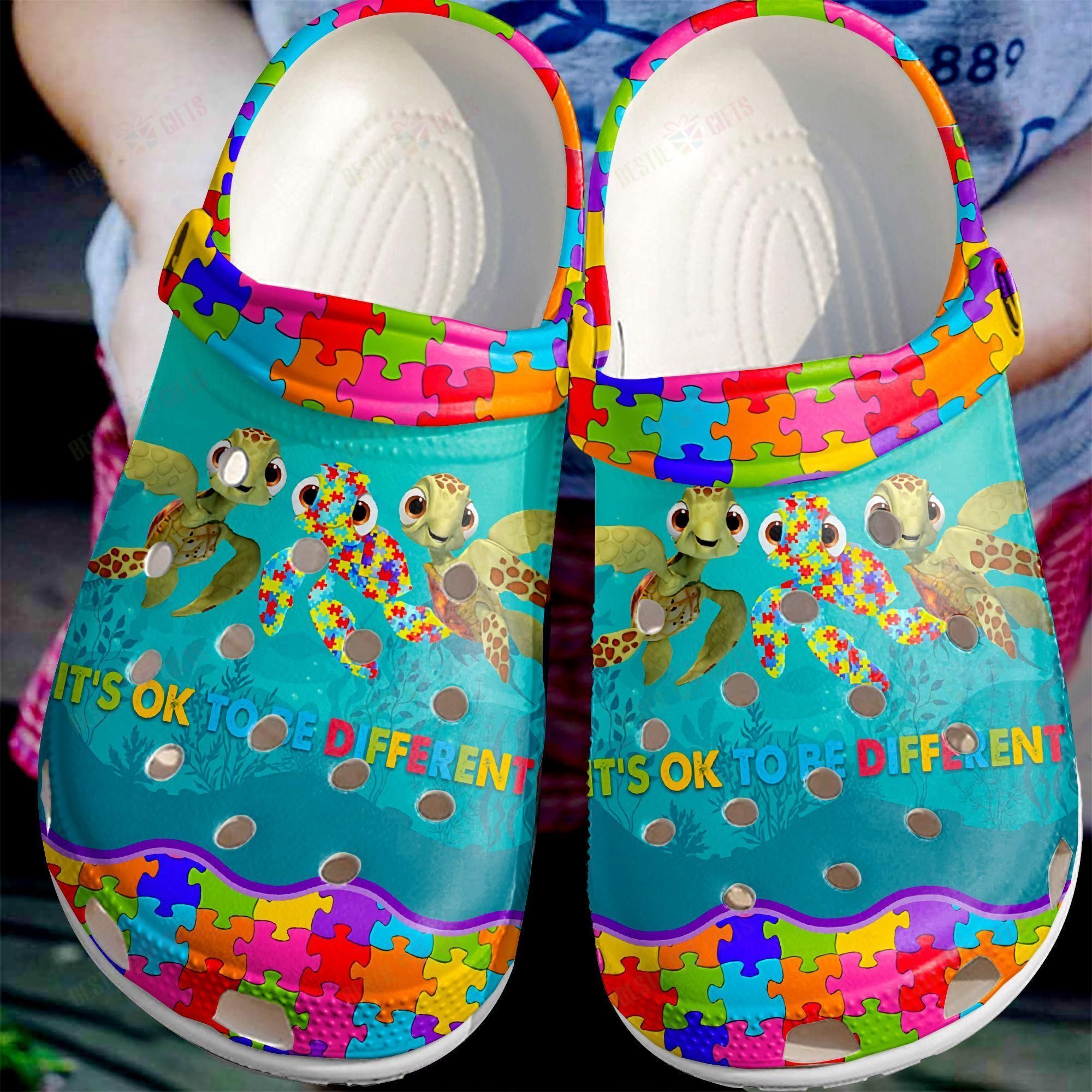 Autism Crocs Clog Classic Clog It’S Ok To Be Differrent Shoes Autism Crocs Clog Classic Clog It’S Ok To Be Differrent Shoes