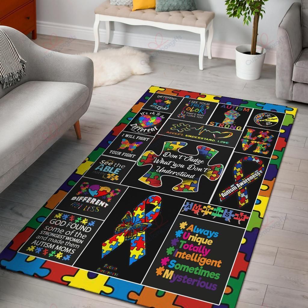 Autism Rug Sport Decor Gift Floor Decor Living Room Carpet Rug Area Rug - 5bc2122db60c Autism Rug Sport Decor Gift Floor Decor Living Room Carpet Rug Area Rug - 5bc2122db60c