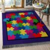 Autism Rug Sport Decor Gift Floor Decor Living Room Carpet Rug Area Rug - e48075518e4c