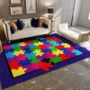 Autism Rug Sport Decor Gift Floor Decor Living Room Carpet Rug Area Rug - 47988f28aa07
