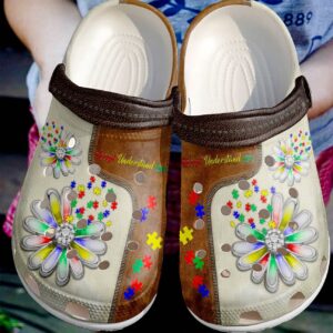 Autism Personalize Clog Custom Crocs Fashionstyle Comfortable For Women Men Kid Print 3D Accept Understand Love