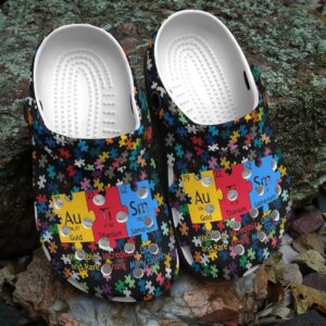 Autism Personalized Clog Custom Crocs Comfortablefashion Style Comfortable For Women Men Kid Print 3D Au Ti Sm