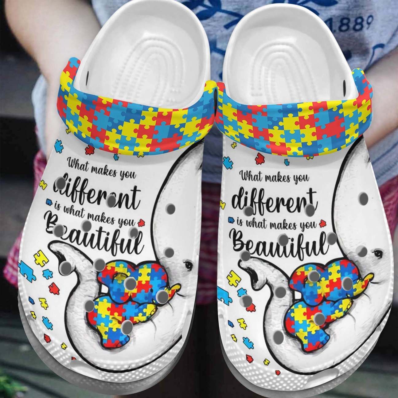 Autism What Makes You Different Crocs Clog Clog Shoes Autism What Makes You Different Crocs Clog Clog Shoes