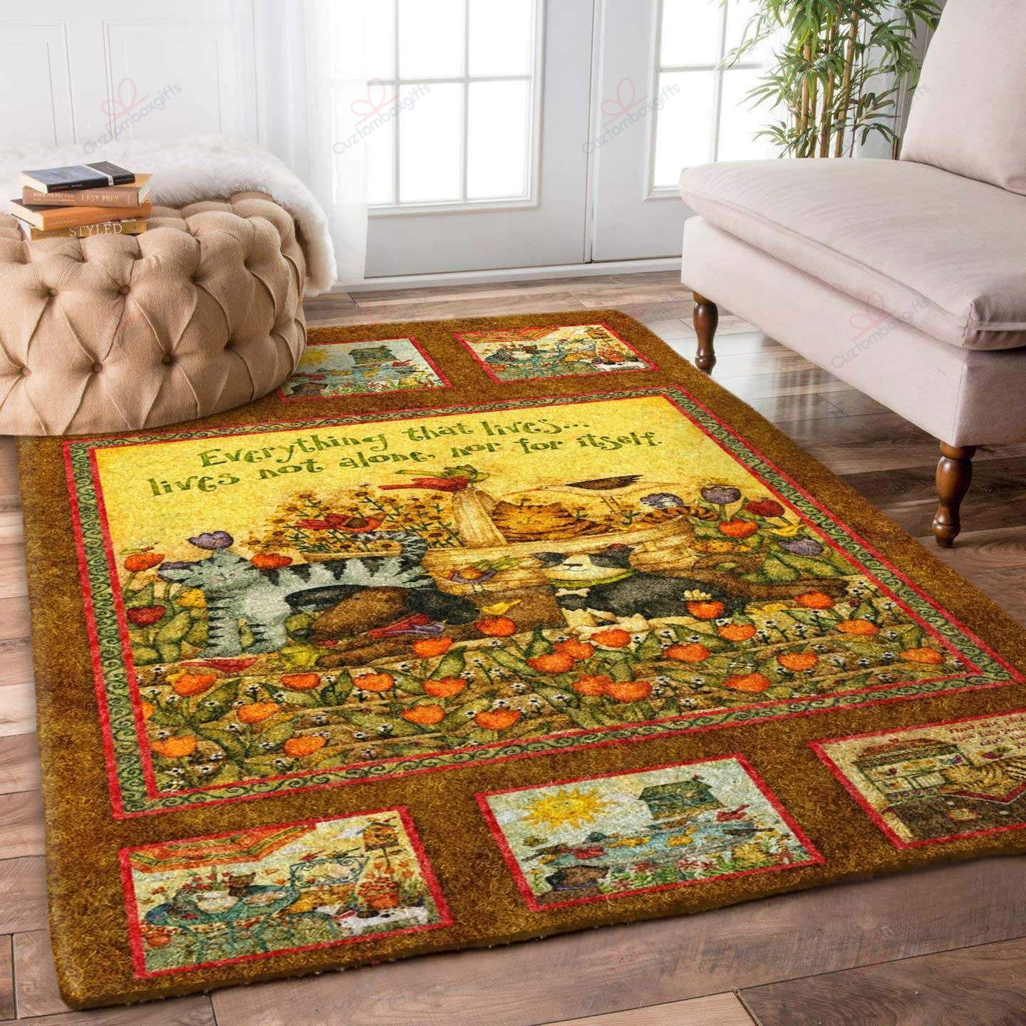 Autumn Animals Rug Sport Decor Gift Floor Decor Living Room Carpet Rug Area Rug - 4fbe72bf3bfa Autumn Animals Rug Sport Decor Gift Floor Decor Living Room Carpet Rug Area Rug - 4fbe72bf3bfa
