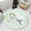 Autumn Fish Round Carpet Floor Rug Living Room Bedroom Decor Round Area Rug Carpet