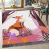 Autumn Fox Pride Rug Sport Decor Gift Floor Decor Living Room Carpet Rug Area Rug - 5e7fd09fd946