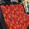 Autumn Maple Leaves Themed Design Car Back Seat Cover Dog Car Seat Covers - 813704ec8d4a
