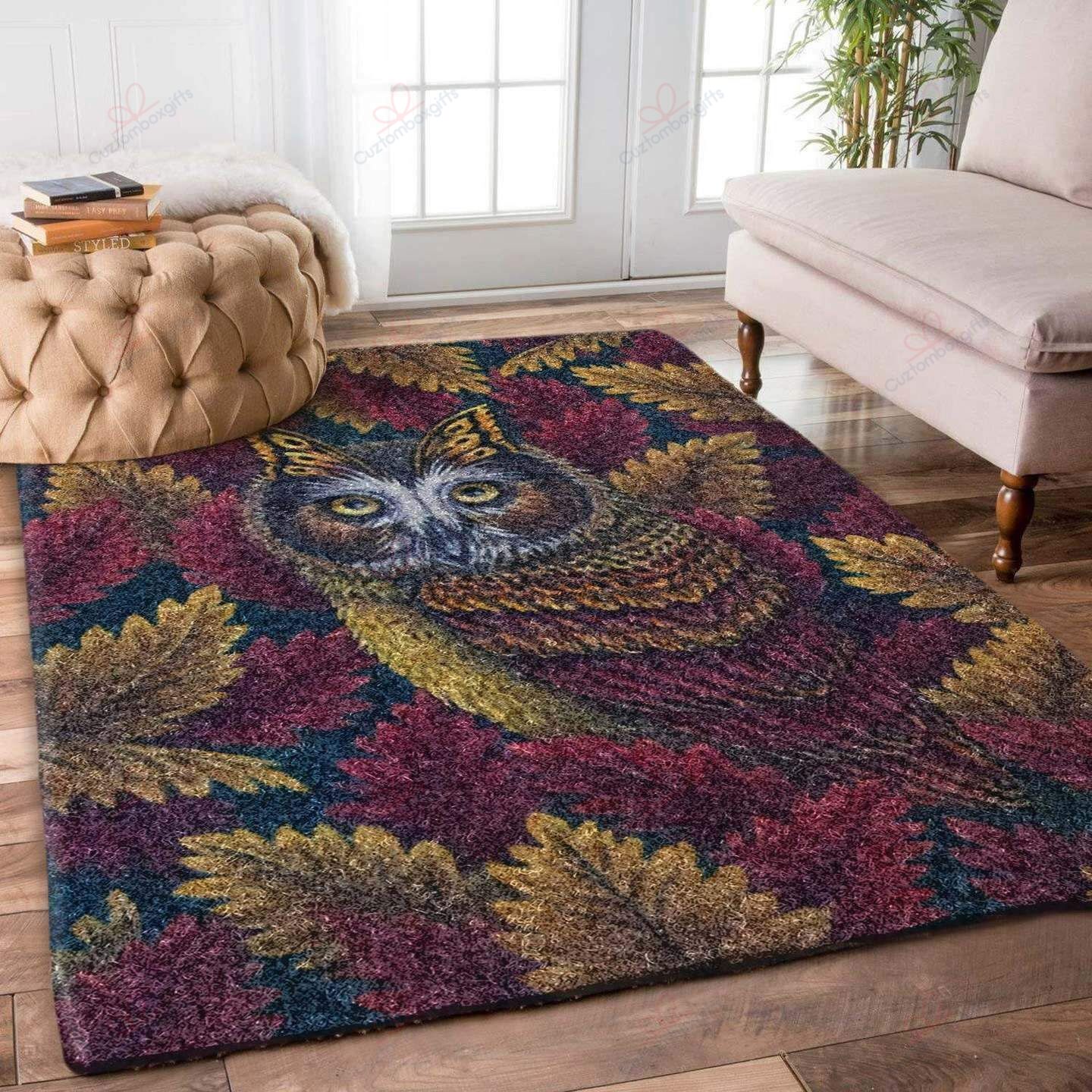 Autumn Owl Rug Sport Decor Gift Floor Decor Living Room Carpet Rug Area Rug - f161e3ba875c Autumn Owl Rug Sport Decor Gift Floor Decor Living Room Carpet Rug Area Rug - f161e3ba875c