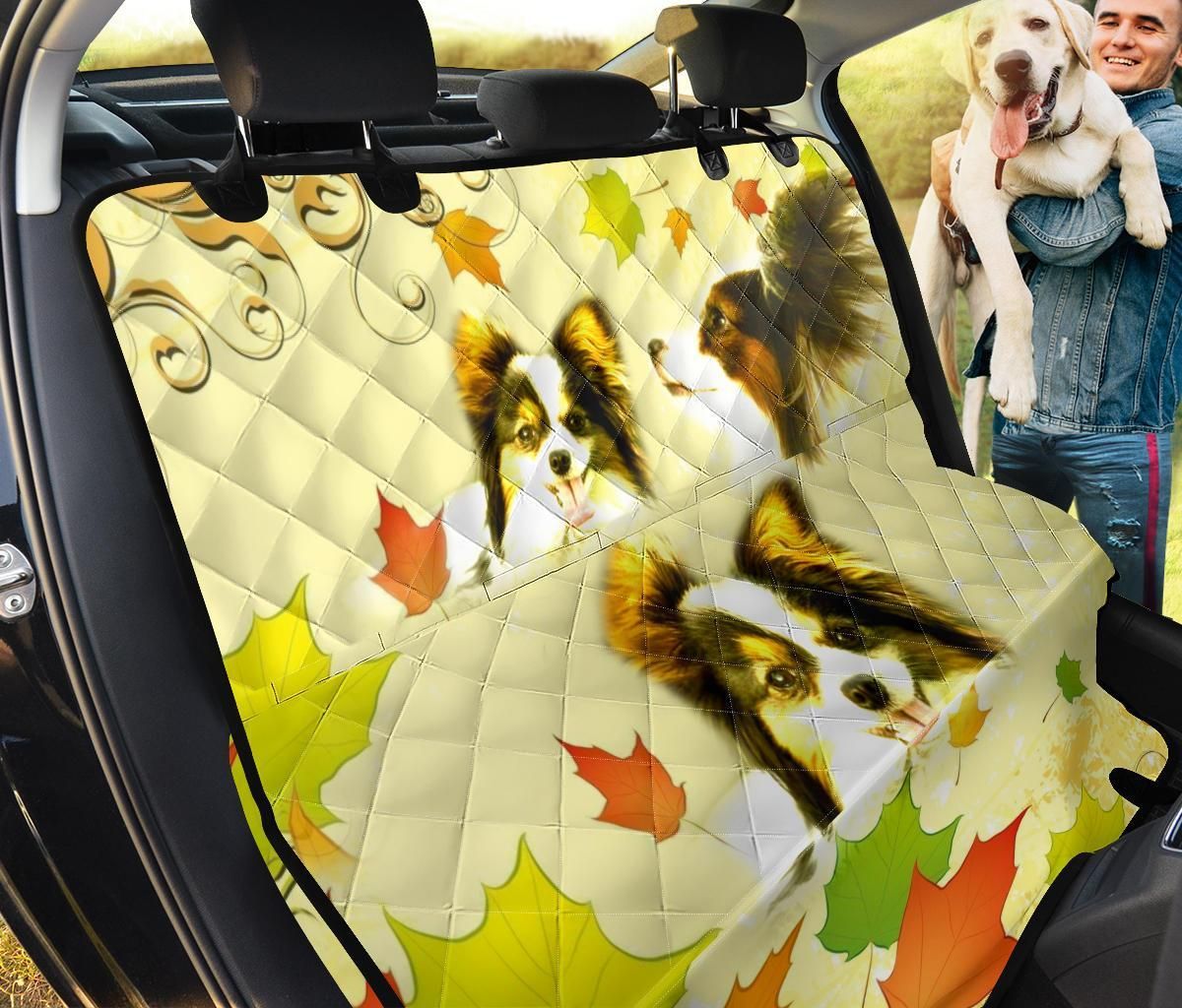 Autumn Papillon Dog Design Car Back Seat Cover Dog Car Seat Covers - d3027aa945f3 Autumn Papillon Dog Design Car Back Seat Cover Dog Car Seat Covers - d3027aa945f3