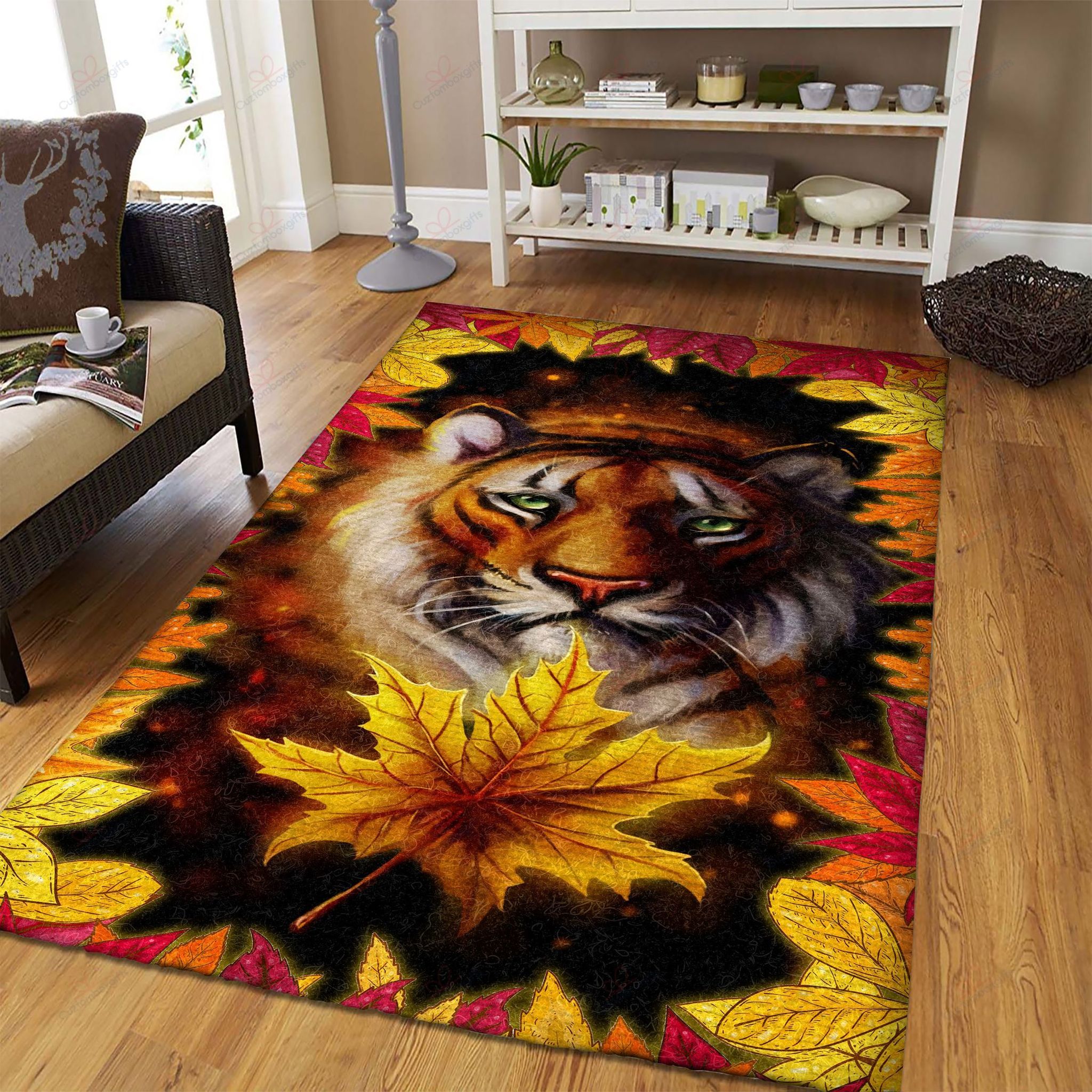 Autumn Tiger Rug Sport Decor Gift Floor Decor Living Room Carpet Rug Area Rug - 344ac87a5884 Autumn Tiger Rug Sport Decor Gift Floor Decor Living Room Carpet Rug Area Rug - 344ac87a5884