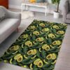 Avocado Floral Palm Leaves Rug Sport Decor Gift Floor Decor Living Room Carpet Rug Area Rug - c3e77bcedd2a