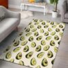 Avocado Pattern 1 Rug Sport Decor Gift Floor Decor Living Room Carpet Rug Area Rug - e95e9e08ffdd