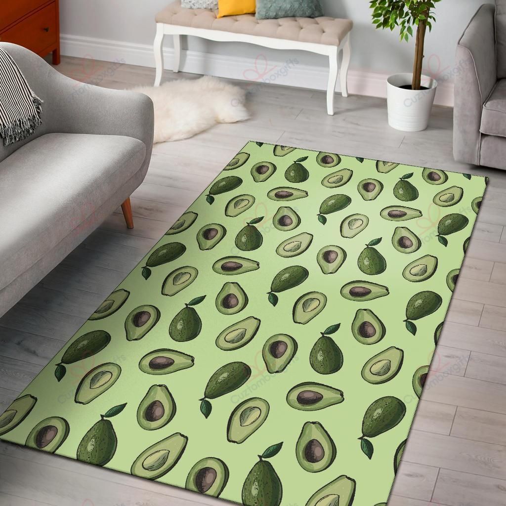 Avocado Pattern 2 Rug Sport Decor Gift Floor Decor Living Room Carpet Rug Area Rug - 3439f1c9a395 Avocado Pattern 2 Rug Sport Decor Gift Floor Decor Living Room Carpet Rug Area Rug - 3439f1c9a395