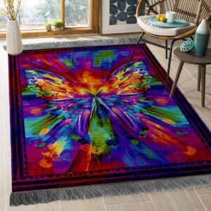 Awaken Butterfly Rug Sport Decor Gift Floor Decor Living Room Carpet Rug Area Rug - 0e978f2123a1