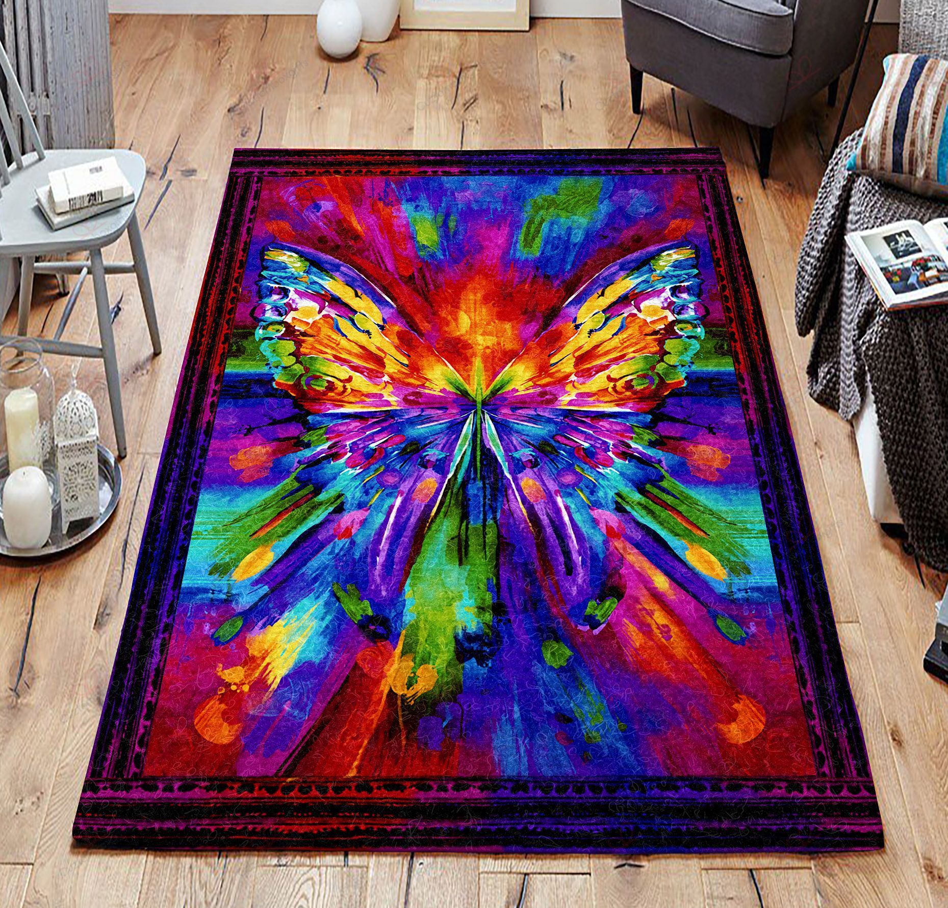 Awaken Butterfly Rug Sport Decor Gift Floor Decor Living Room Carpet Rug Area Rug - 090af033d024 Awaken Butterfly Rug Sport Decor Gift Floor Decor Living Room Carpet Rug Area Rug - 090af033d024