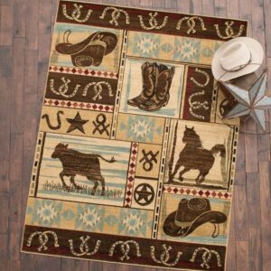 Awesome Cowboy Things Rug Sport Decor Gift Floor Decor Living Room Carpet Rug Area Rug - 7e0306b2b2ea