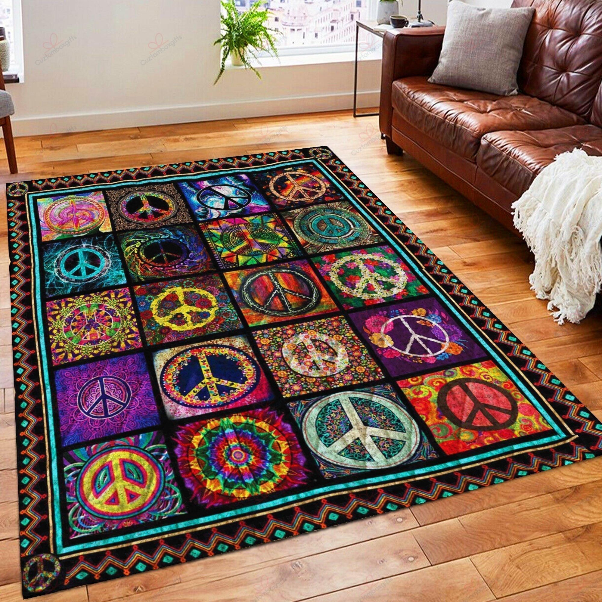 Awesome Hippie Rug Sport Decor Gift Floor Decor Living Room Carpet Rug Area Rug - bc96a40f5afd Awesome Hippie Rug Sport Decor Gift Floor Decor Living Room Carpet Rug Area Rug - bc96a40f5afd