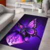 Awesome Purple Butterfly Star Love Rug Sport Decor Gift Floor Decor Living Room Carpet Rug Area Rug - c246667a5a2f