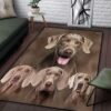 Awesome Weimaraner Rectangle Rug Sport Decor Gift Floor Decor Living Room Carpet Rug Area Rug - 88642a243068