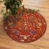 Aztec Emprire 1 Round Carpet Floor Rug Living Room Bedroom Decor Round Area Rug Carpet