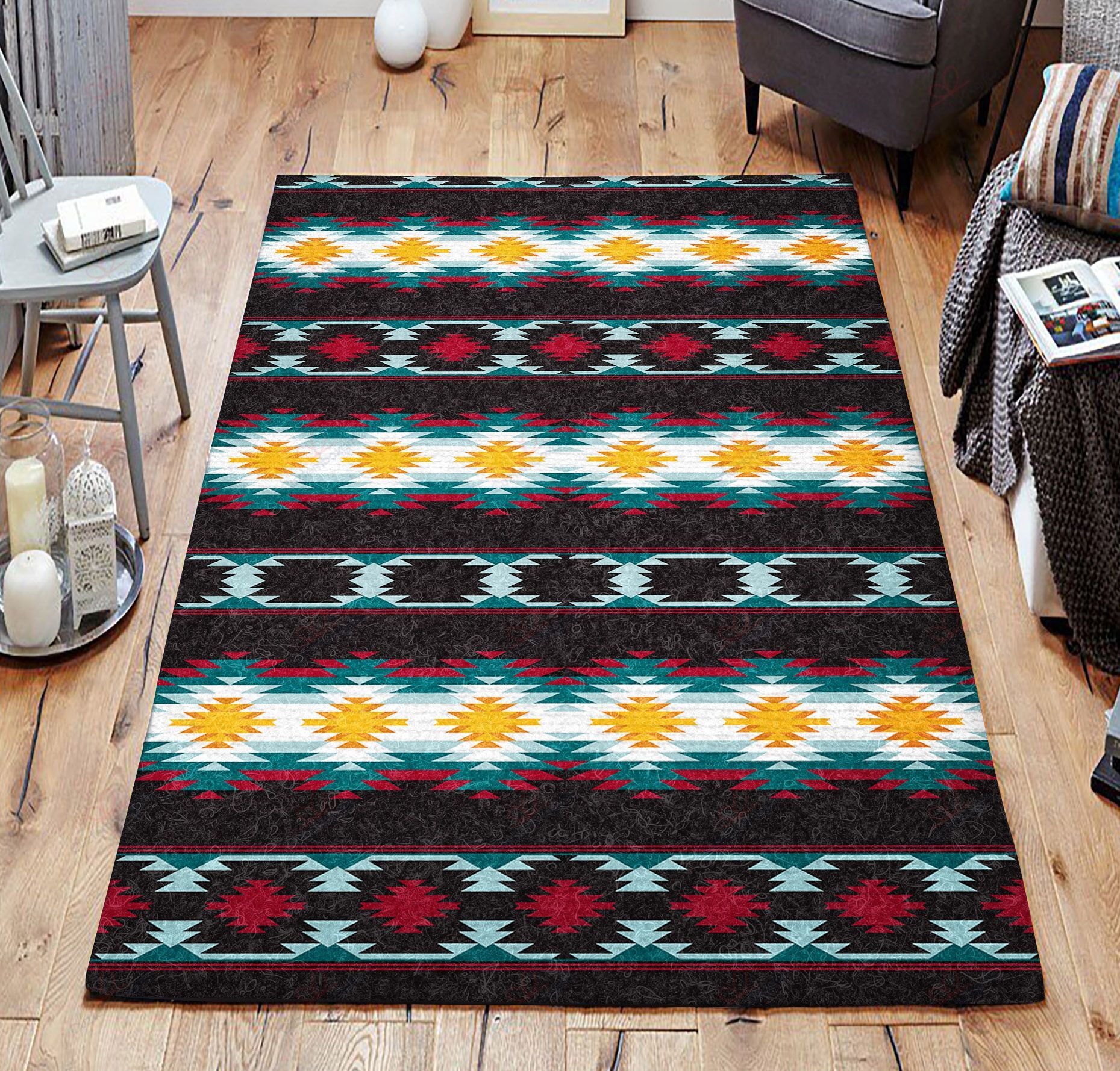Aztec Native Pattern Rug Sport Decor Gift Floor Decor Living Room Carpet Rug Area Rug - 72b0286437b6 Aztec Native Pattern Rug Sport Decor Gift Floor Decor Living Room Carpet Rug Area Rug - 72b0286437b6