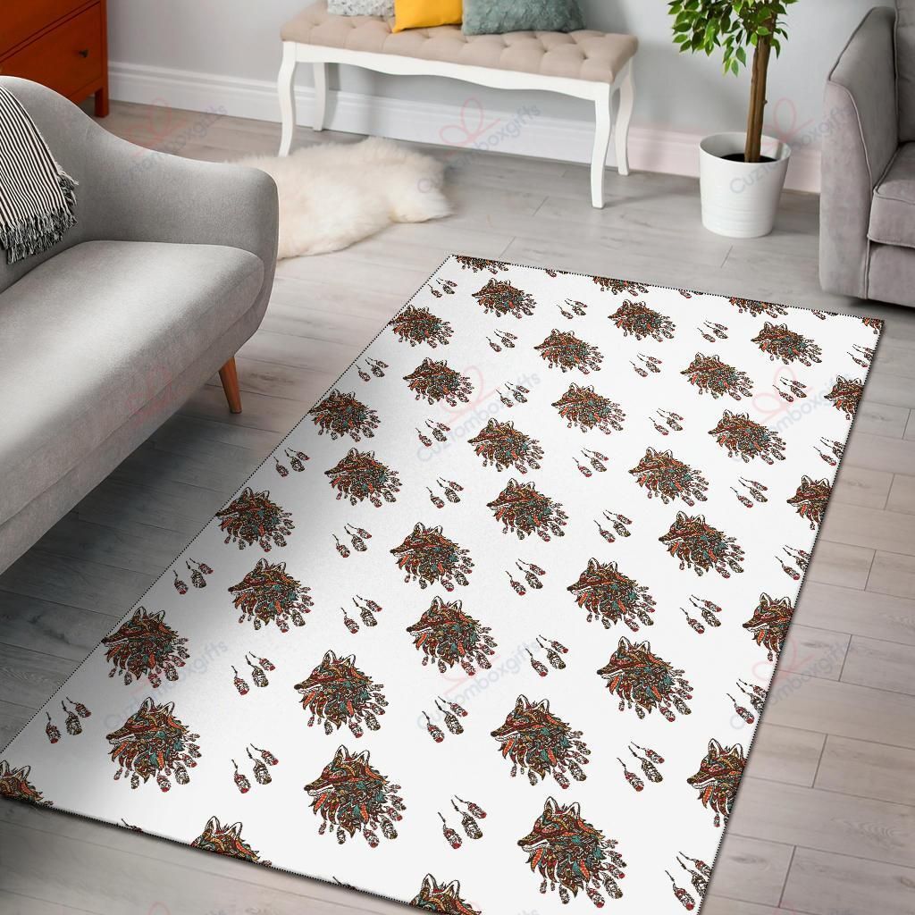 Aztec Wolf Pattern 2 Rug Sport Decor Gift Floor Decor Living Room Carpet Rug Area Rug - badc8ac3f26c Aztec Wolf Pattern 2 Rug Sport Decor Gift Floor Decor Living Room Carpet Rug Area Rug - badc8ac3f26c