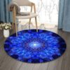 Azure Round Carpet Floor Rug Living Room Bedroom Decor Round Area Rug Carpet