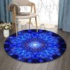 Azure Round Carpet Floor Rug Living Room Bedroom Decor Round Area Rug Carpet