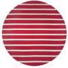 Azzura Hill Red Round Carpet Floor Rug Living Room Bedroom Decor Round Area Rug Carpet