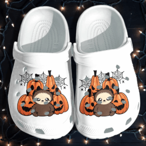 Baby Sloth Pumpkins Cute Crocs Clog Shoes Clog – Halloween 2021 Crocs Clog Crocband Clog Birthday Gift For Man Women