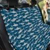 Baby White Shark On Blue Pattern Design Car Back Seat Cover Dog Car Seat Covers - 3ac6987dd6ce