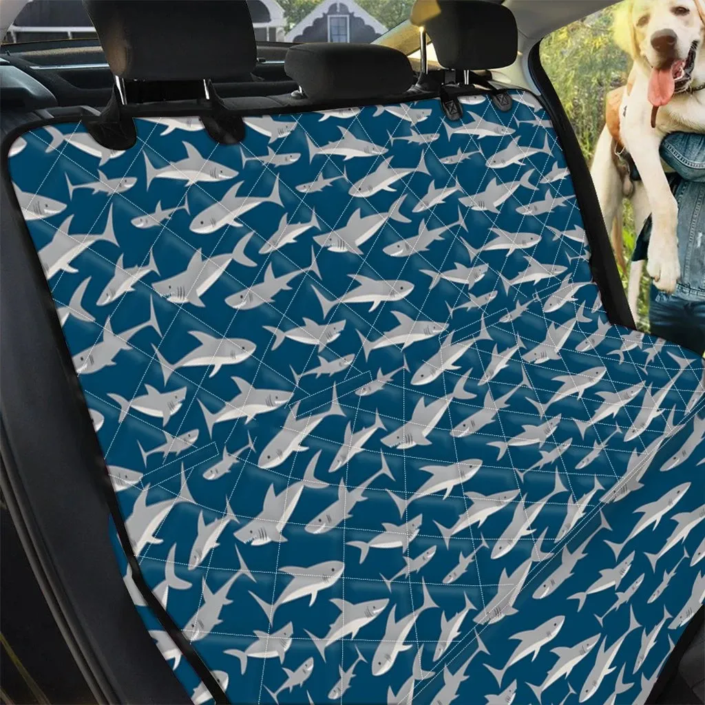 Baby White Shark On Blue Pattern Design Car Back Seat Cover Dog Car Seat Covers - 3ac6987dd6ce Baby White Shark On Blue Pattern Design Car Back Seat Cover Dog Car Seat Covers - 3ac6987dd6ce