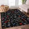 Back To School Rug Sport Decor Gift Floor Decor Living Room Carpet Rug Area Rug - 4c1268950686