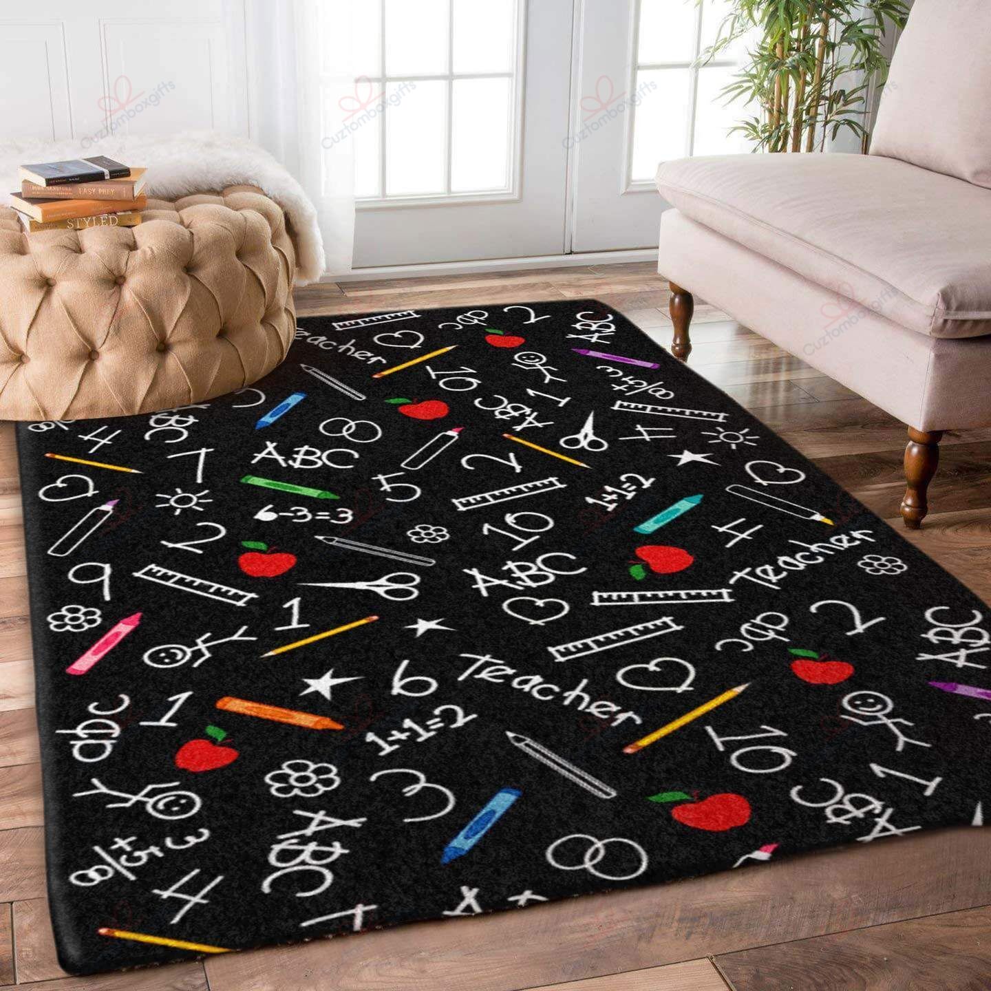 Back To School Rug Sport Decor Gift Floor Decor Living Room Carpet Rug Area Rug - 4c1268950686 Back To School Rug Sport Decor Gift Floor Decor Living Room Carpet Rug Area Rug - 4c1268950686