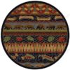 Backwoods Journey Round Carpet Floor Rug Living Room Bedroom Decor Round Area Rug Carpet