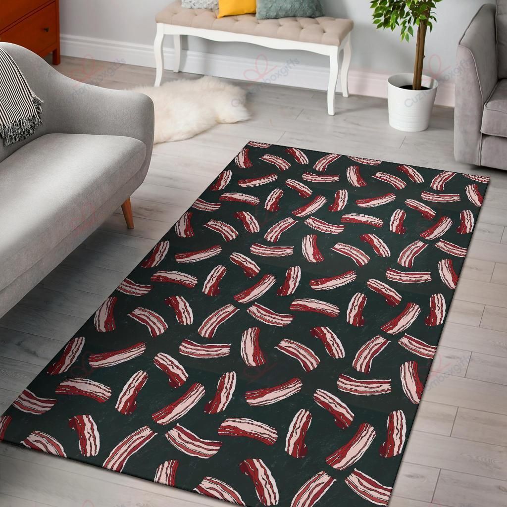 Bacon Pattern 2 Rug Sport Decor Gift Floor Decor Living Room Carpet Rug Area Rug - 988c661a508f Bacon Pattern 2 Rug Sport Decor Gift Floor Decor Living Room Carpet Rug Area Rug - 988c661a508f