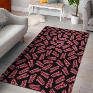 Bacon Pattern Rug Sport Decor Gift Floor Decor Living Room Carpet Rug Area Rug - d68414a026f3