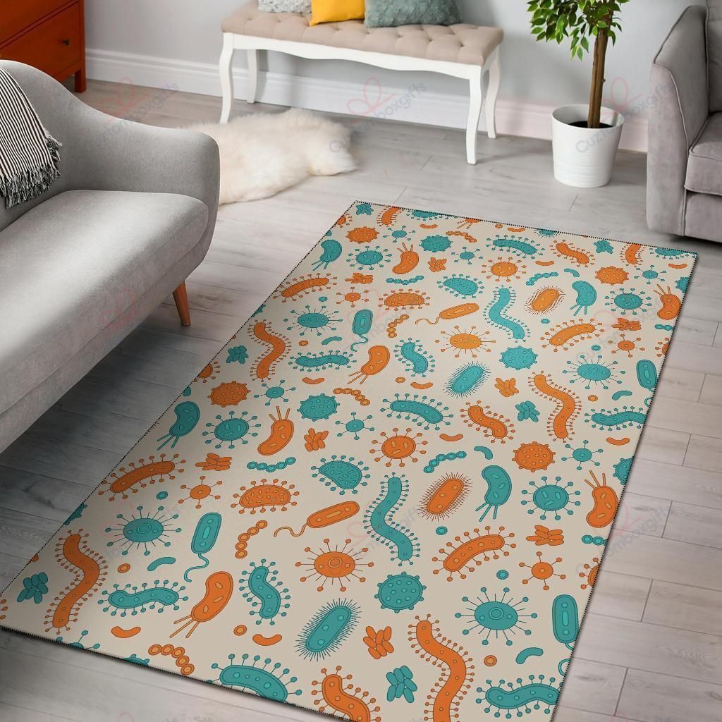 Bacteria Virus Rug Sport Decor Gift Floor Decor Living Room Carpet Rug Area Rug - d0ba743d09d6 Bacteria Virus Rug Sport Decor Gift Floor Decor Living Room Carpet Rug Area Rug - d0ba743d09d6