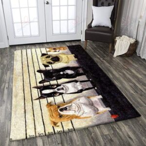 Bad Dogs Rug Sport Decor Gift Floor Decor Living Room Carpet Rug Area Rug - a3a653a4f45a