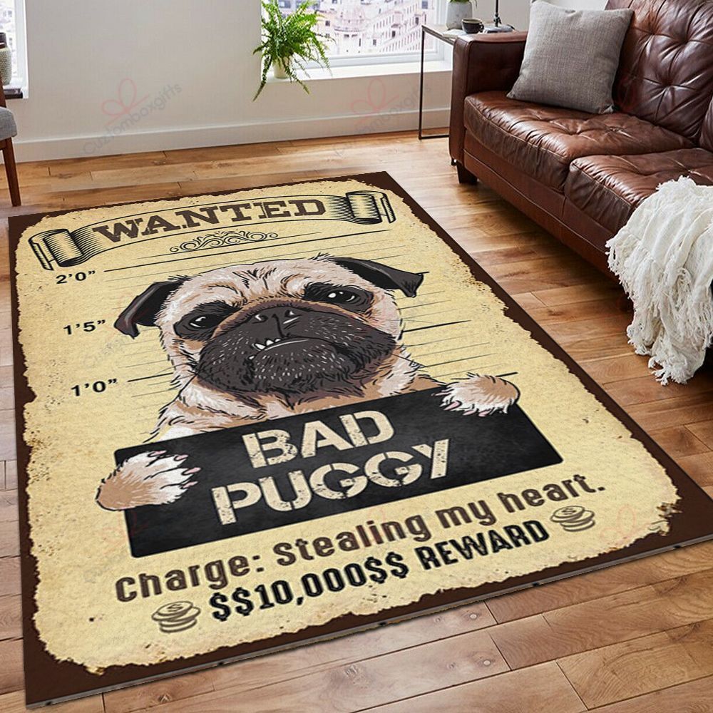 Bad Puggy Rug Sport Decor Gift Floor Decor Living Room Carpet Rug Area Rug - 4517c45e11b7 Bad Puggy Rug Sport Decor Gift Floor Decor Living Room Carpet Rug Area Rug - 4517c45e11b7